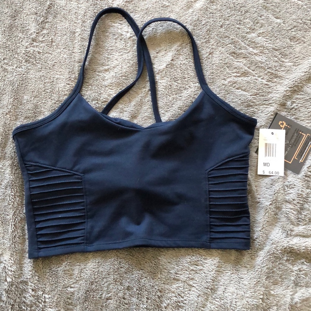 Threads 4 Thought Jax Crop Dark Blue